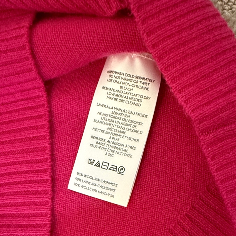 NEW Anthropologie Raspberry Sweater - Picture 5 of 6
